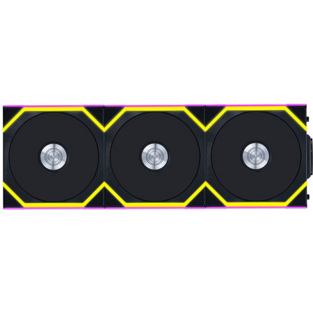 Lian-Li UNI FAN SL Wireless 120mm RGB Case Fan with Controller, 3-Pack