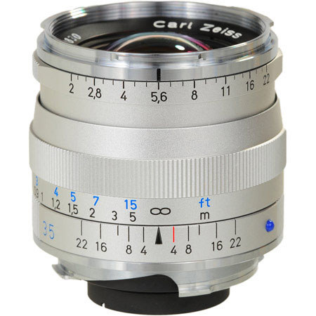 Zeiss 35mm f/2 Biogon T* ZM Lens for Leica M, Silver 1365-658