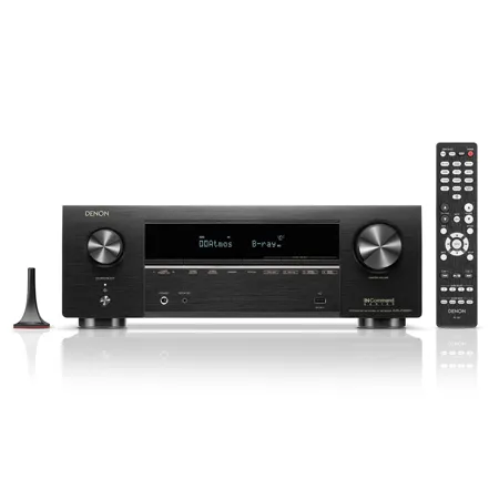 Denon AVR-X1800H 80W 7.2-Channel 8K Network AV Receiver with HEOS