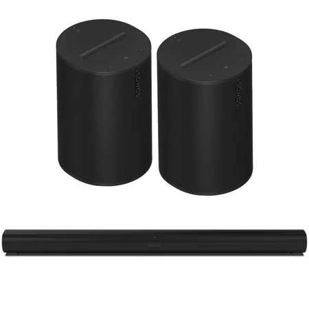 Sonos Arc Premium Smart Soundbar with 2x Era 100 Wireless BT