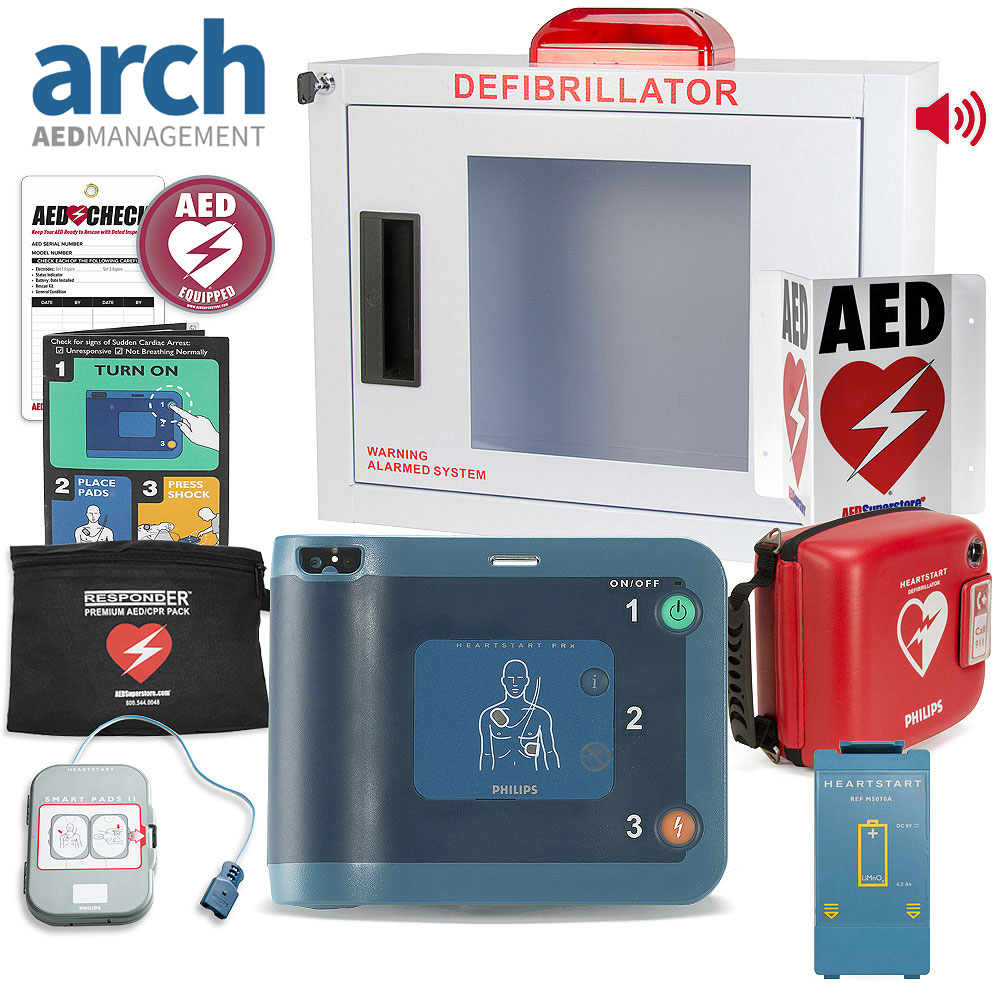 Philips HeartStart FRx AED Complete Value Package (Includes