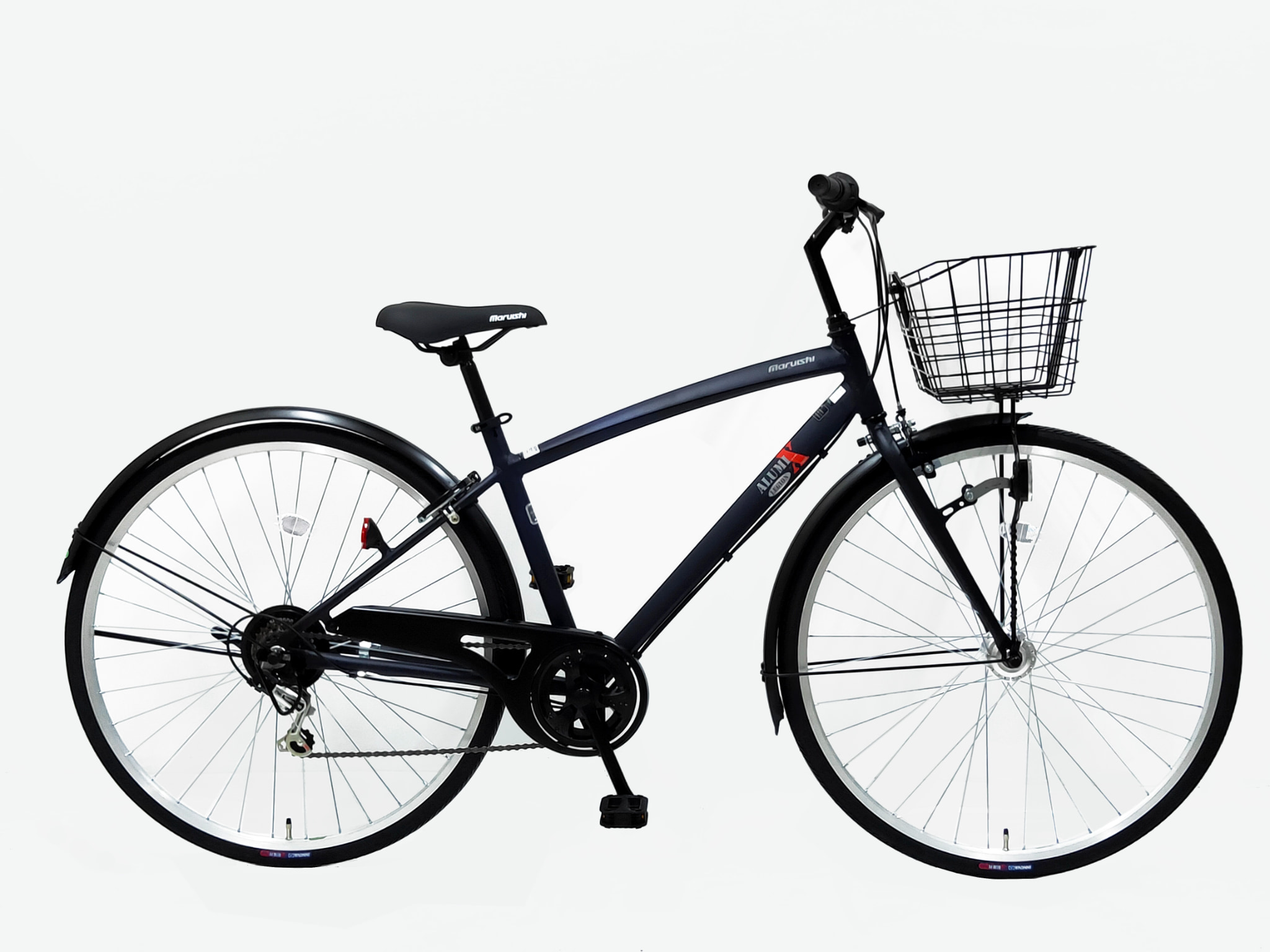 丸石 レジオンクロス 27型 マットネイビー シティ ママチャリ 通学