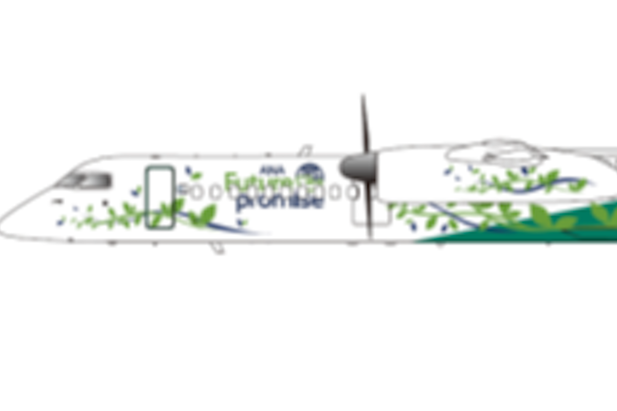 ANA presents sustainability livery for turboprop - AeroTime