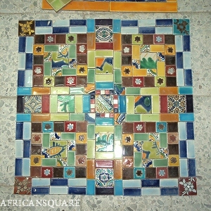 チュニジアのタイル 輸入タイル 北アフリカ モザイク モロッコ