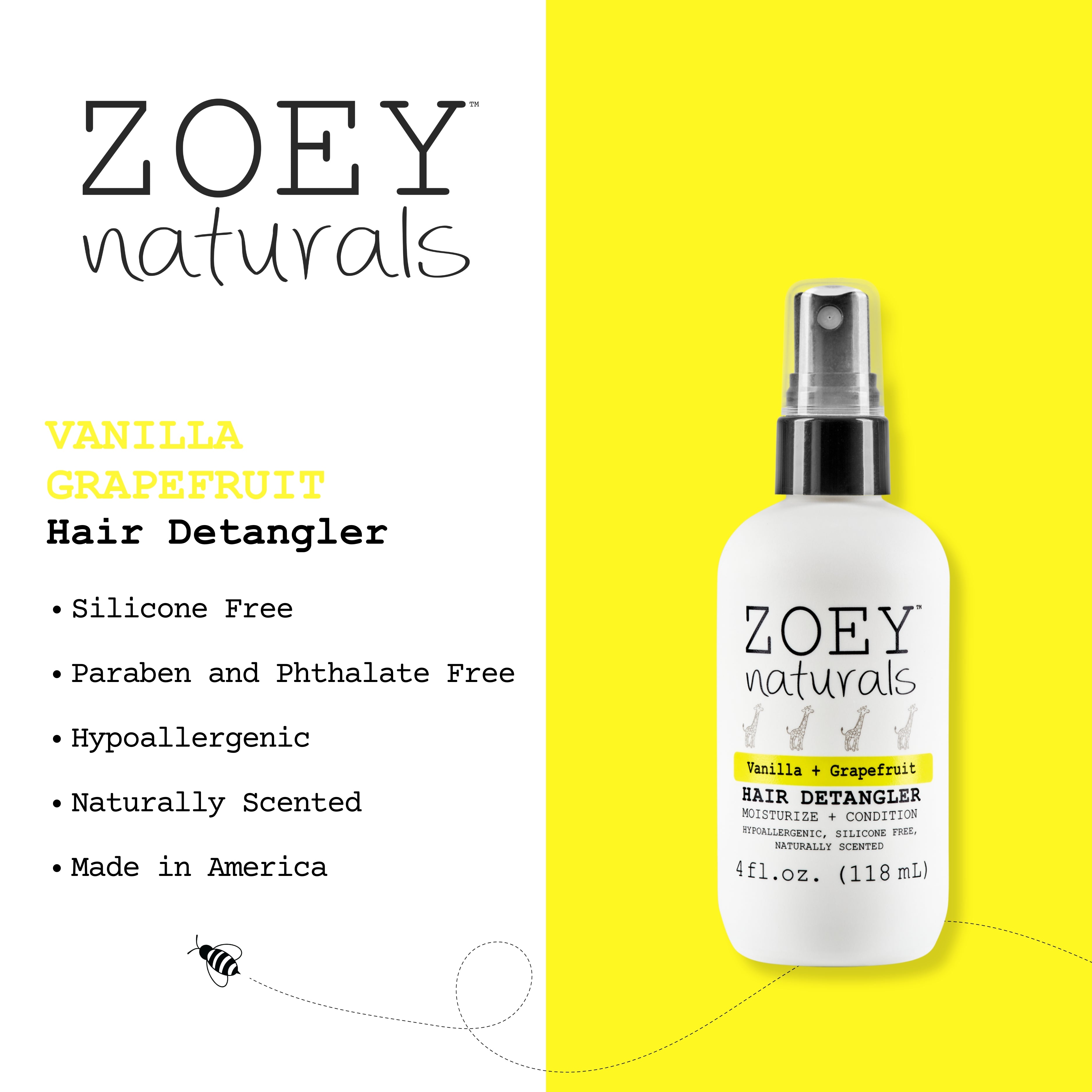 Zoey Naturals | Hair Detangler – Absolutely Natural | Healthy