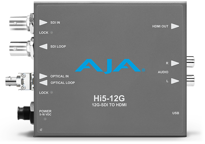 Hi5-12G - 4K/UltraHD (12G-SDI) to HDMI 2.0 Converters - HDMI