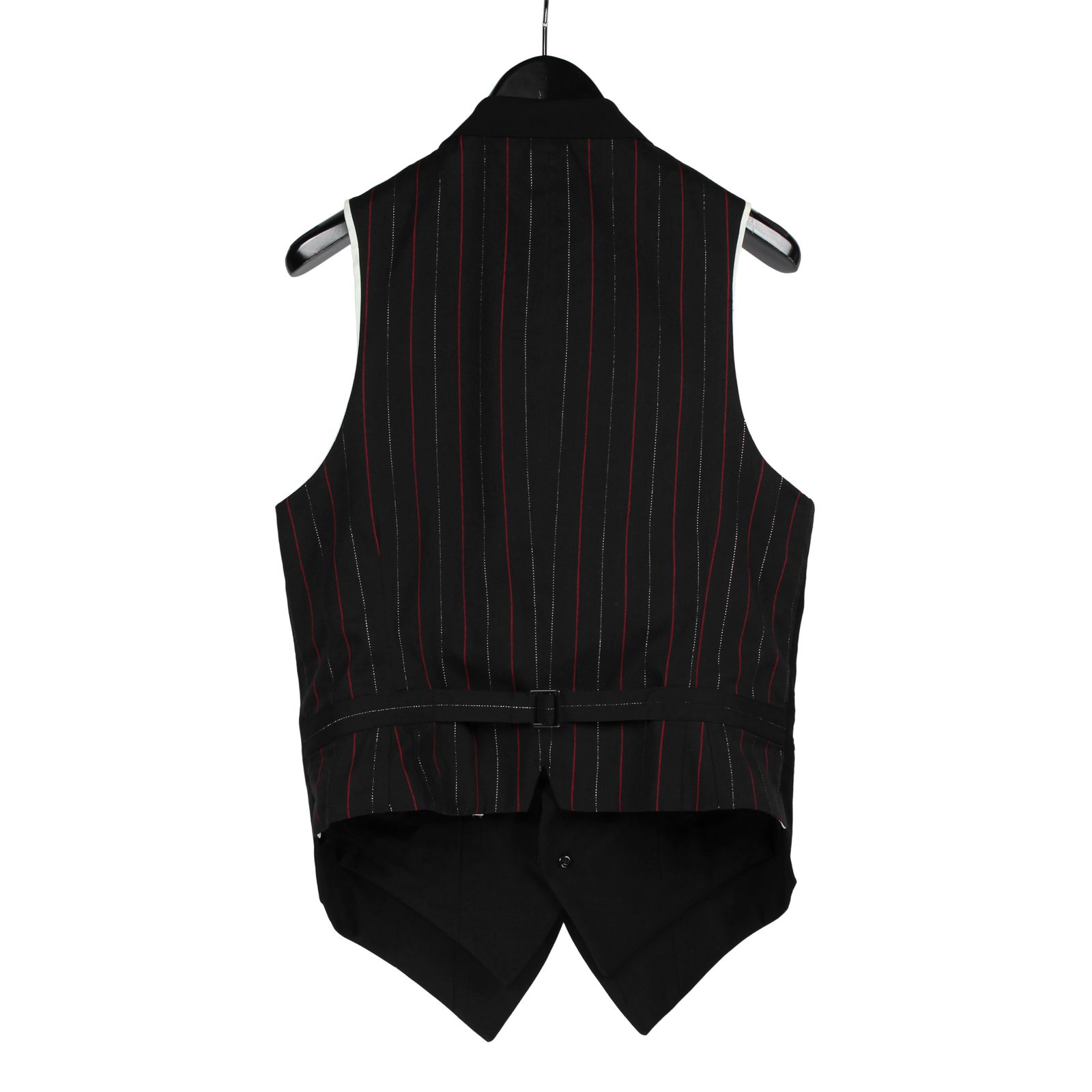 yohji yamamoto - pour homme | 前二重ベスト (メンズ) / ブラック