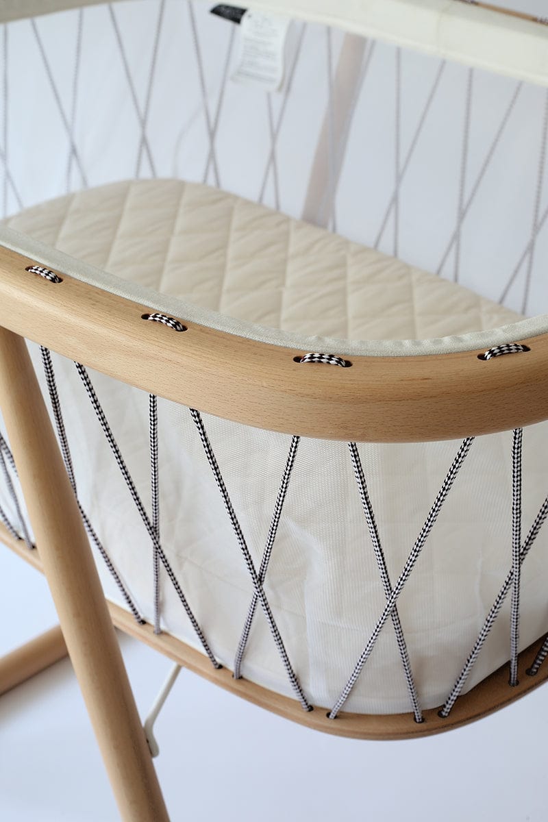 Charlie Crane KUMI Mesh Crib - Black & White – Albee Baby