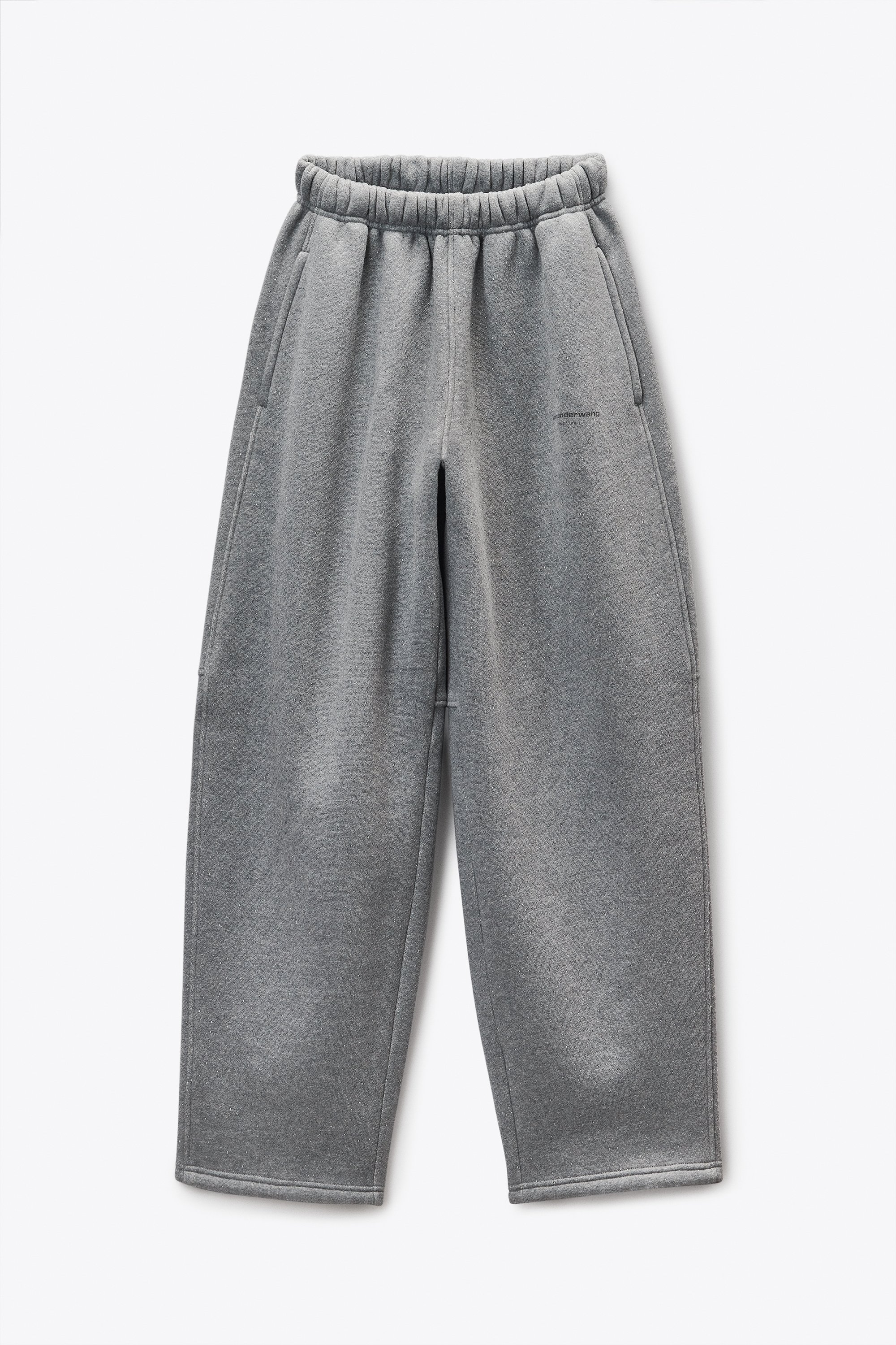 Grey Hotfix Terry Sweatpants in SIDEWALK | alexanderwang®