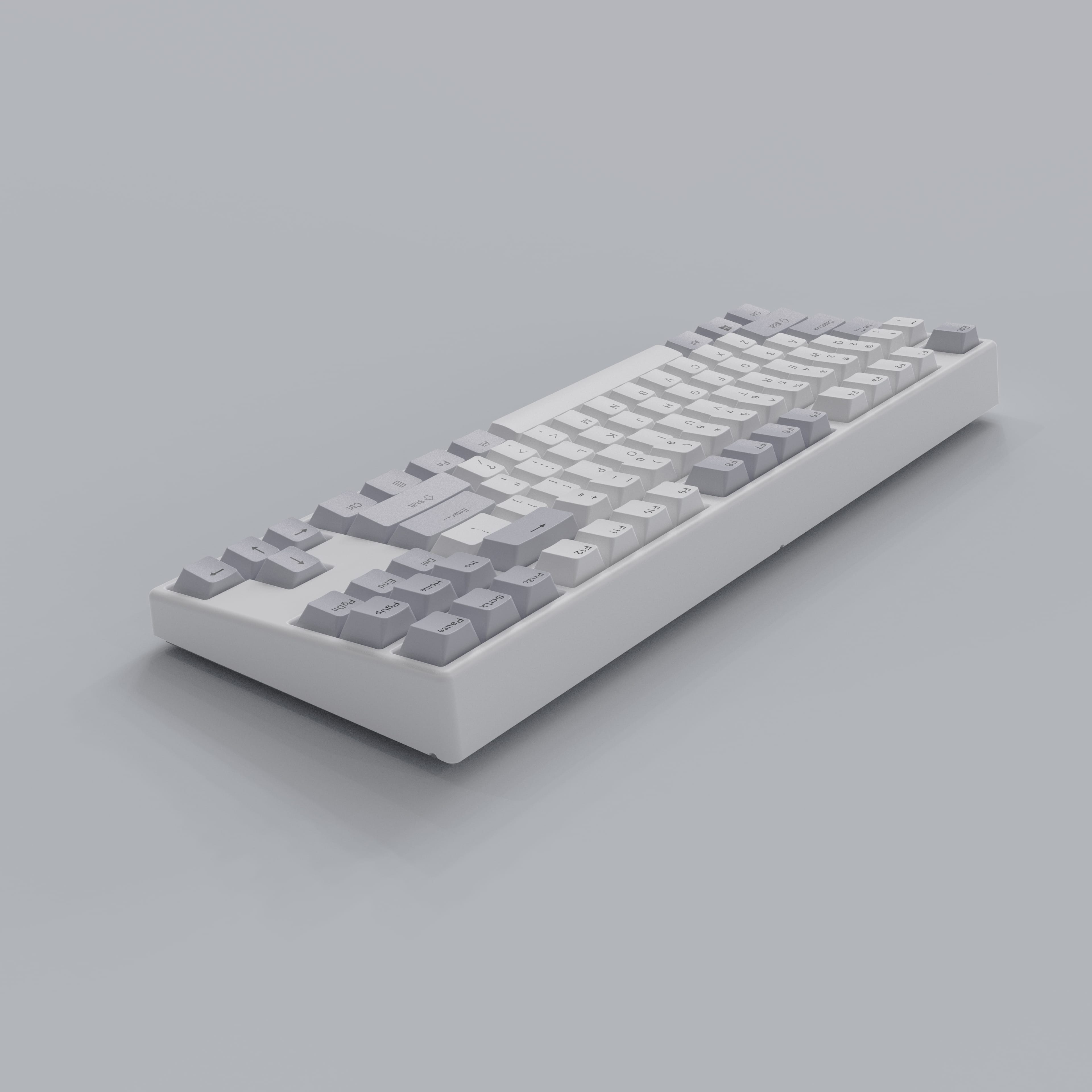 NIZ Keyboard X87 White/Black Capacitive Keyboard