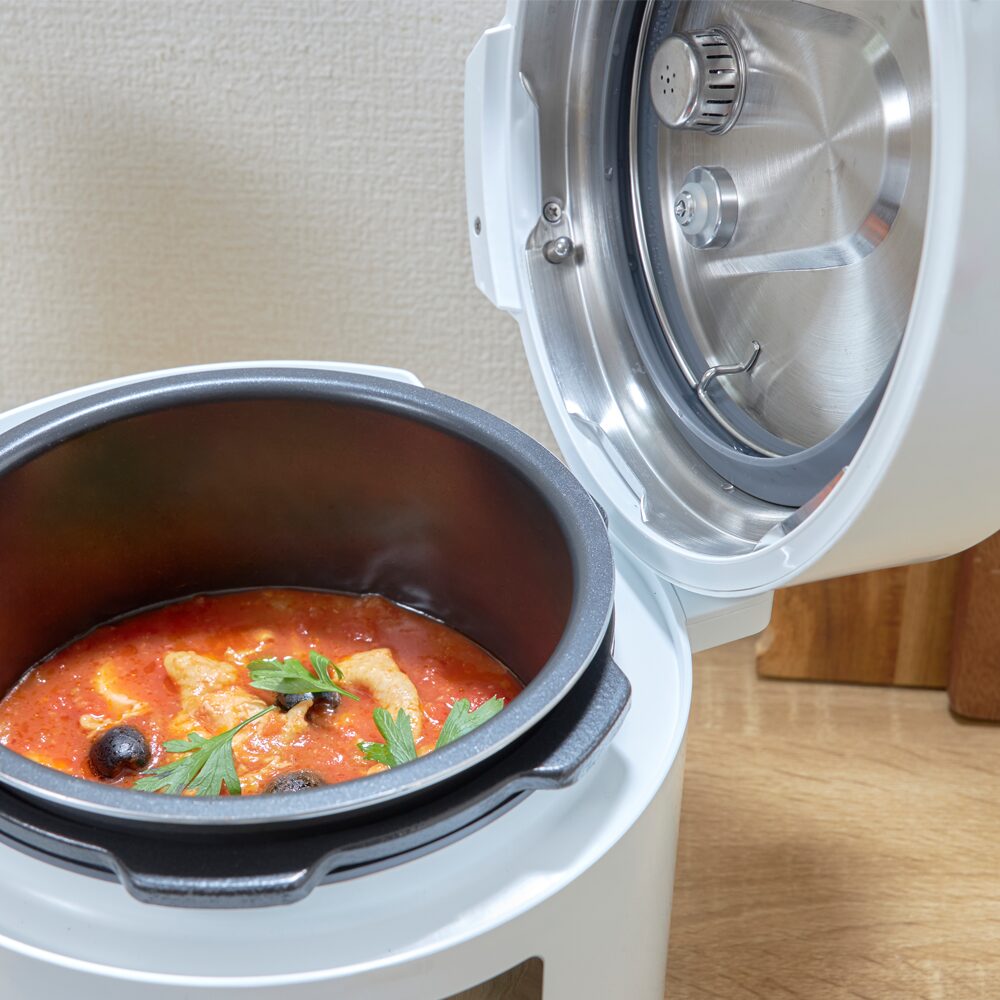 らくなべ 電気圧力鍋（APC-T120/W） | アルファックス・コイズミ