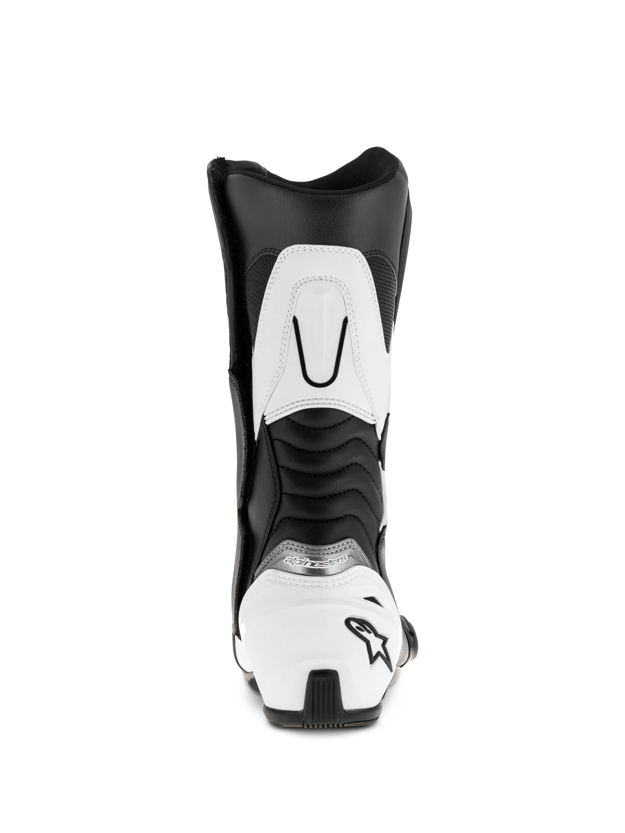 SMX S - Black White Motorcycle Boots | Alpinestars®