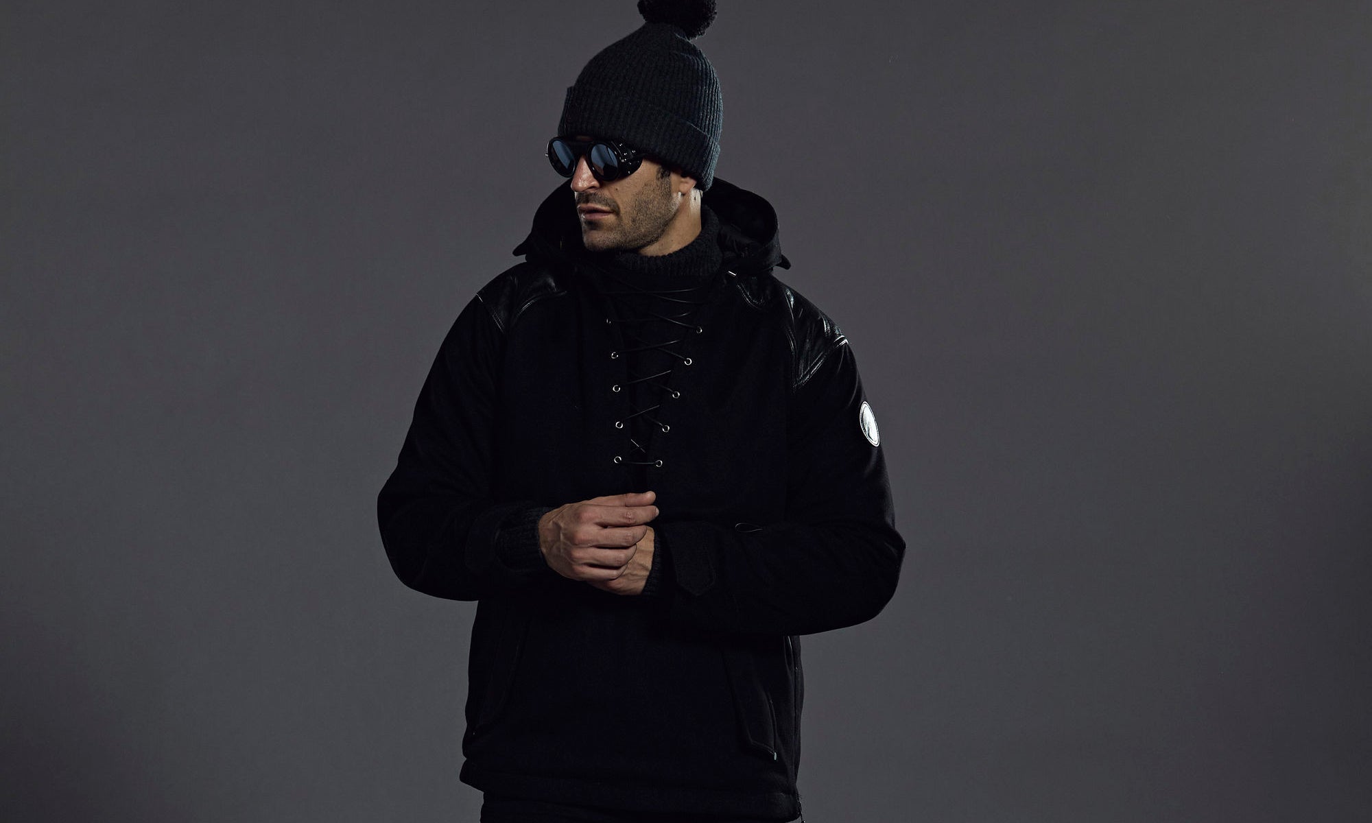 Men's Anorak Jacket - Loro Piana Storm System Wool | Alps & Meters