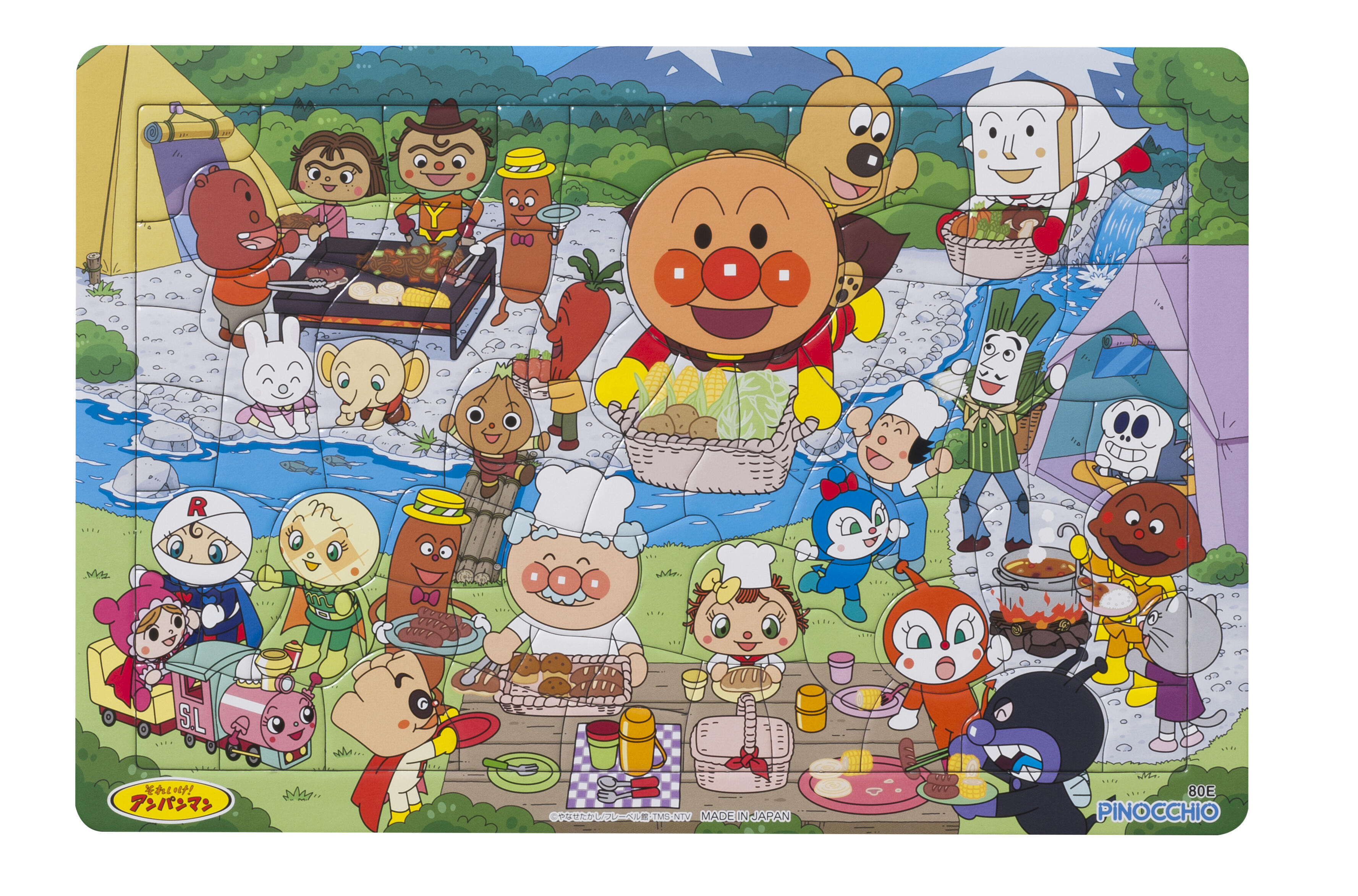 アンパンマン 天才脳はじめてのパズル 80ピース ｜知育シリーズ