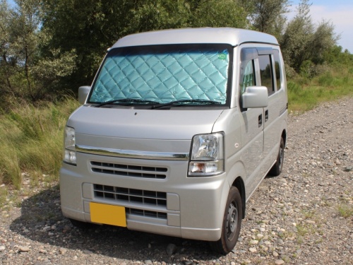 マルチシェード|アイズの高断熱サンシェード|エブリイバン DA64V|株式