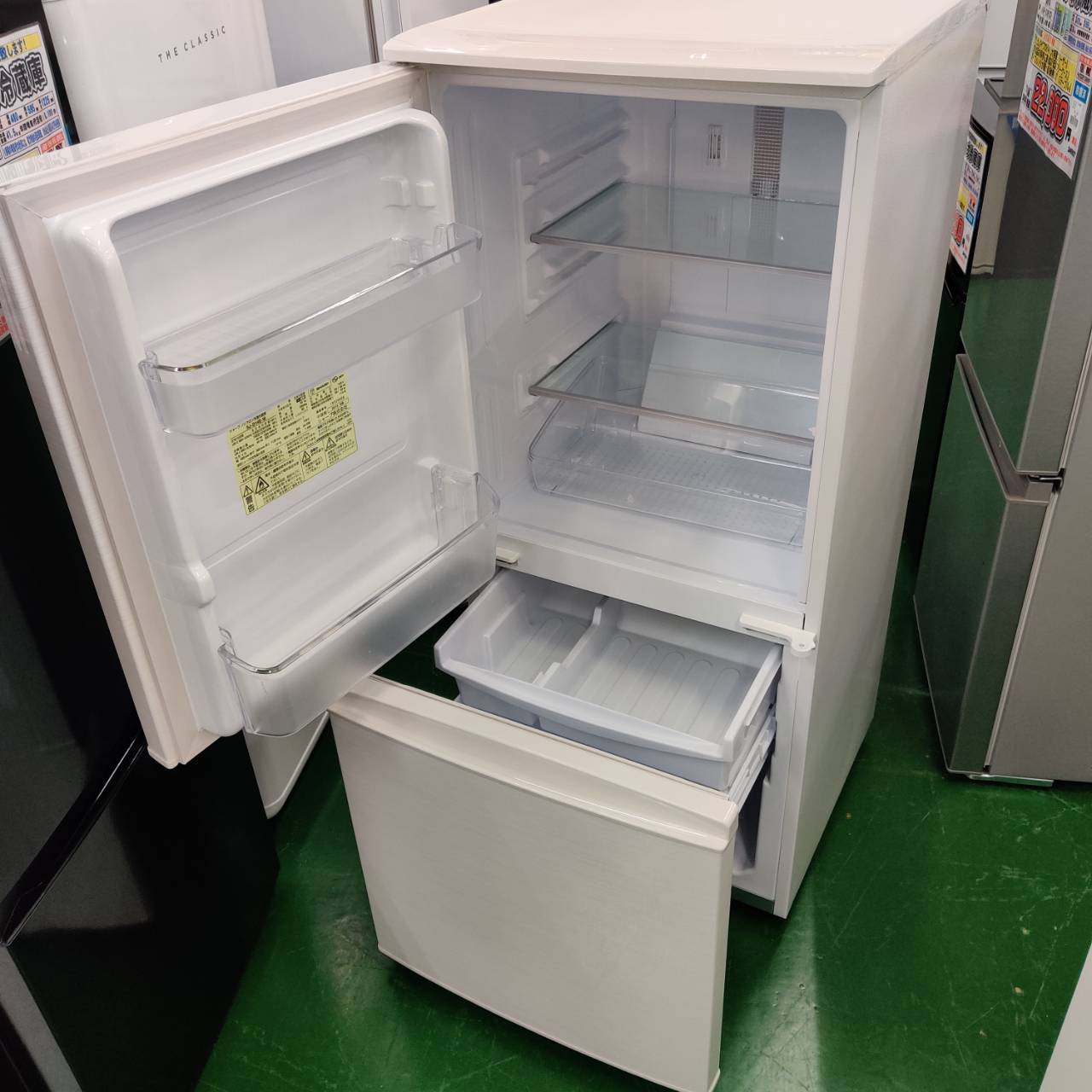 SHARP 冷蔵庫 小型 一人暮らし 137L 2019年製 3年保証付 SHARP 冷蔵庫