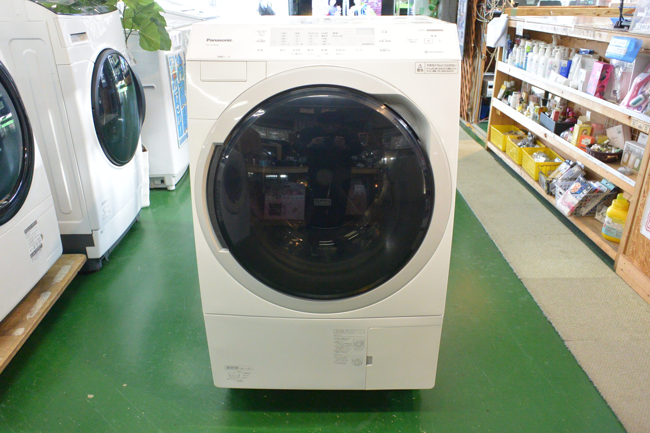 Panasonic パナソニック ドラム式洗濯機 NA-VX300BL 2021年製が入荷