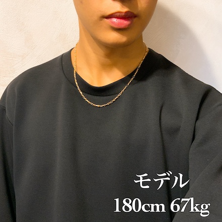 18金 フィガロ デザイン ネックレス 50センチ メンズ ネックレス 商品