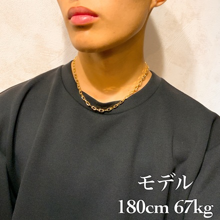 18金 粗目 アズキ ネックレス 1.50φ 45cm / K18 Arame azuki necklace