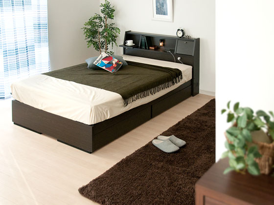 モダンベッド PRIVEE(プリヴェ) 【ダブル】 マットレスなし | 家具