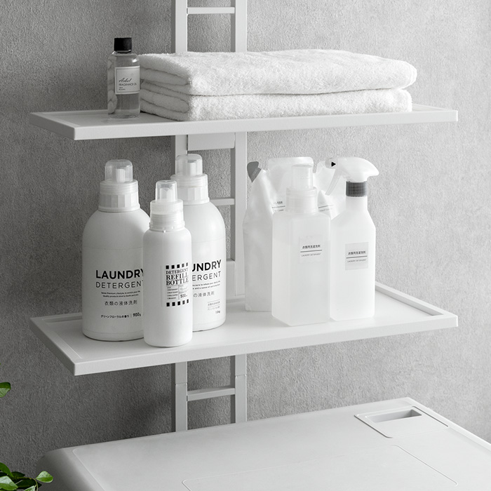 突っ張り式ランドリーラック Leith(レイス)棚3段タイプ | 家具