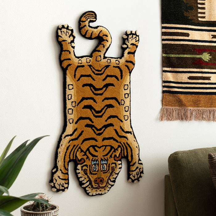 TIBETAN TIGER RUG(チベタンタイガーラグ) Lサイズ 90×160cm | 家具