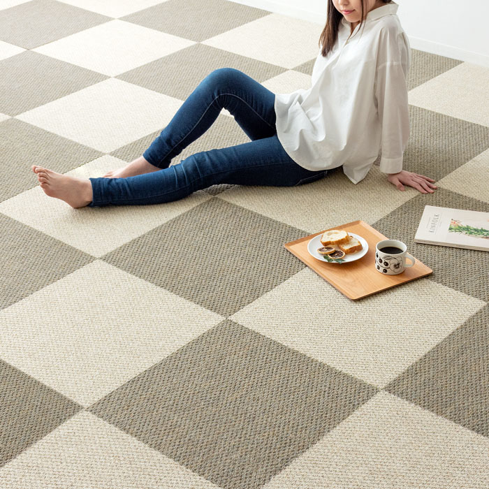 防音タイルカーペット「静床ライト」20枚セット販売(50cm×50cm) | 家具
