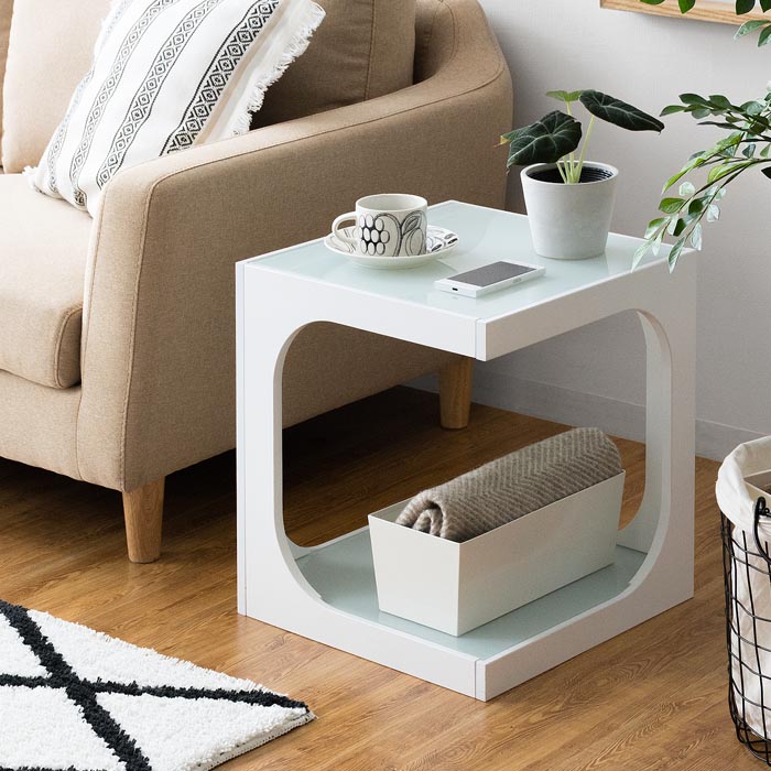 サイドテーブル ARCA〔アルカ〕 2段タイプ | 家具・インテリア通販