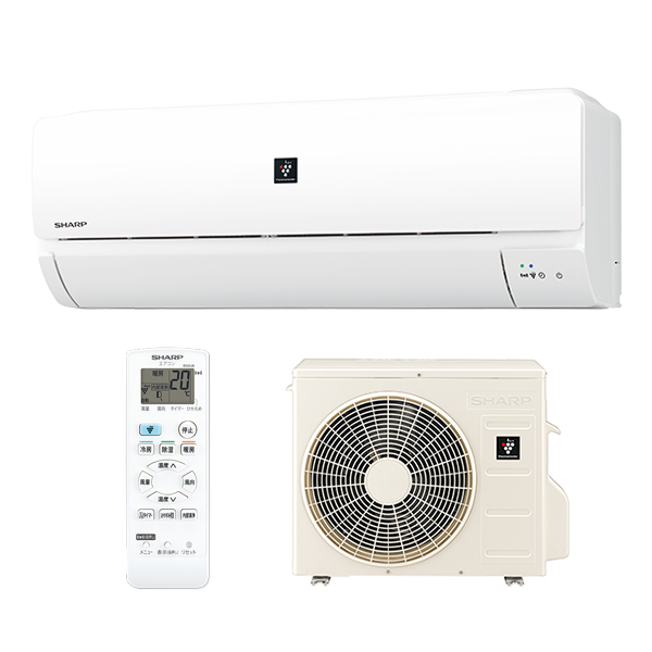 AY-J22S-W プラズマクラスター7000搭載のシンプルモデル。主に6畳用 単