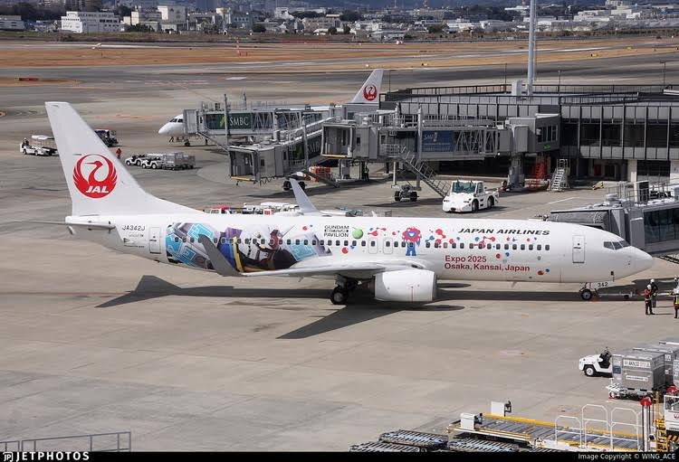phoenix 1/400 JAL B737-846 JA342J ガンダム ② phoenix 1/400 JAL