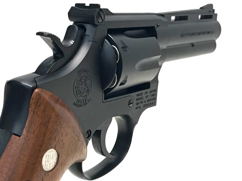 コクサイ] スマイソン 4インチ ABS No.90 発火モデルガン 木製グリップ