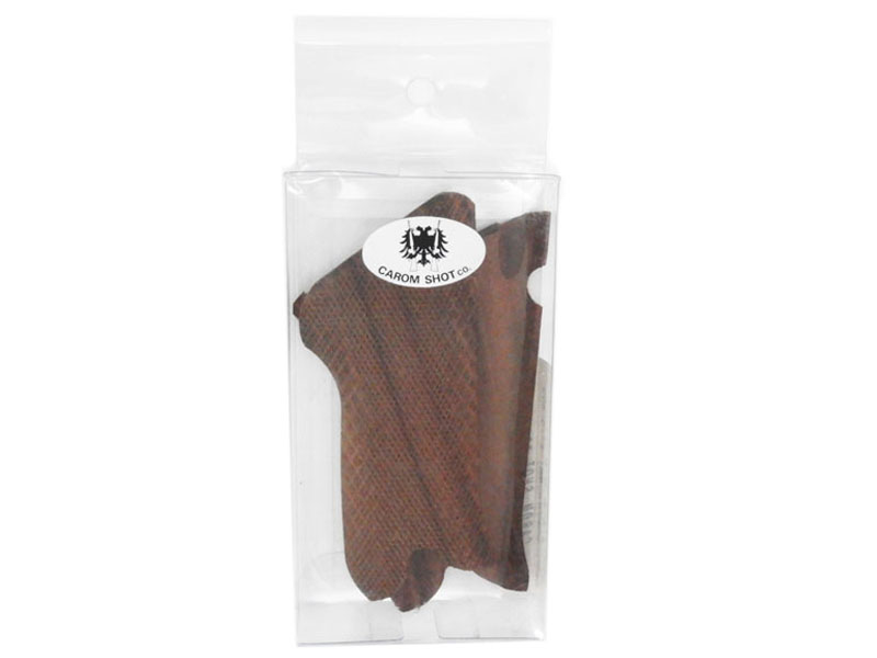 タナカ] ルガーP08用 フルチェッカー ローズウッド 木製グリップ (中古