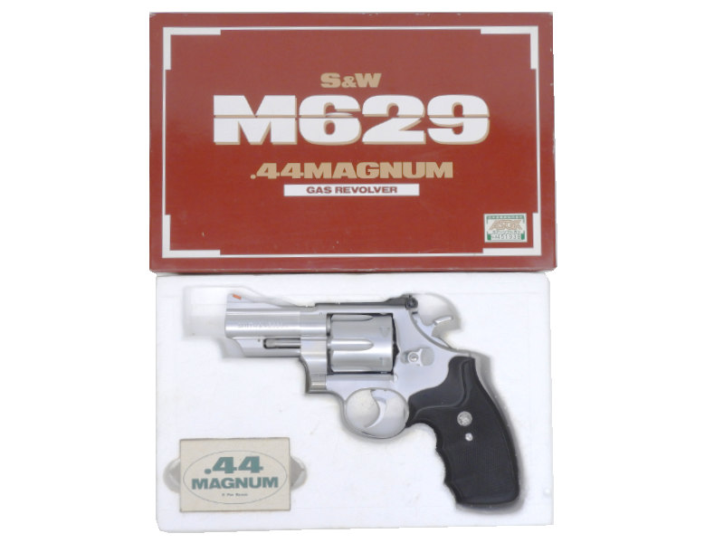 コクサイ] S&W M629 3インチ No.123 シルバーABS ガスリボルバー 発射