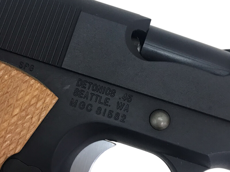 MGC] デトニクス.45 コンバットマスター HW 発火モデルガン 木製