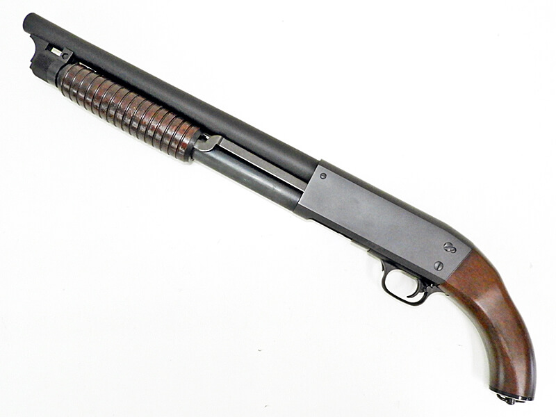 KTW] イサカ M37 ソウドオフ 固定HOPモデルエアガン ショットガン