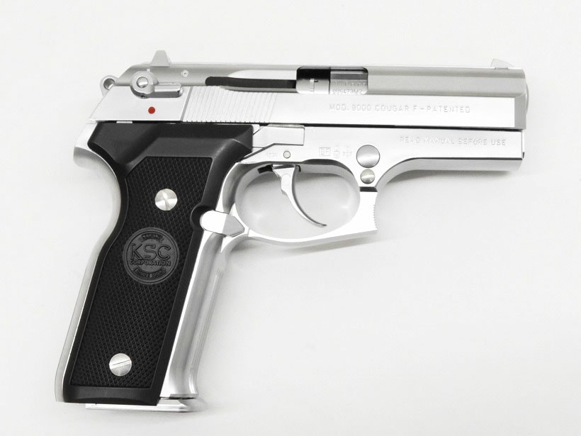 KSC M8000クーガー シルバー/ブラック マガジン2本付き 動作確認済み