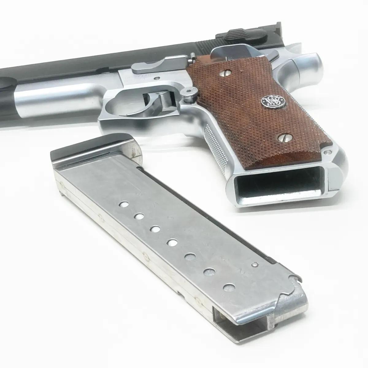 MGC] S&W M645 ピン・ポインター 固定ガスガン フレームシルバー (中古