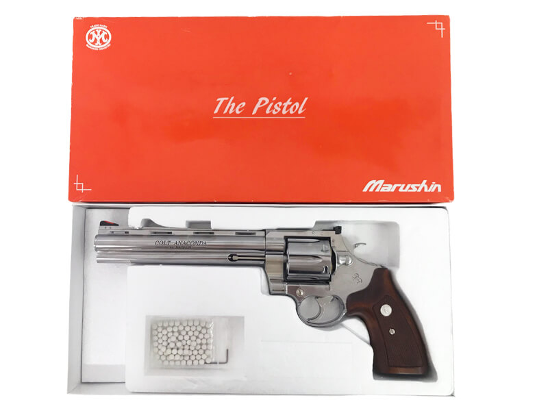 マルシン] コルトアナコンダ 8インチ シルバーABS maxi8 リアルX