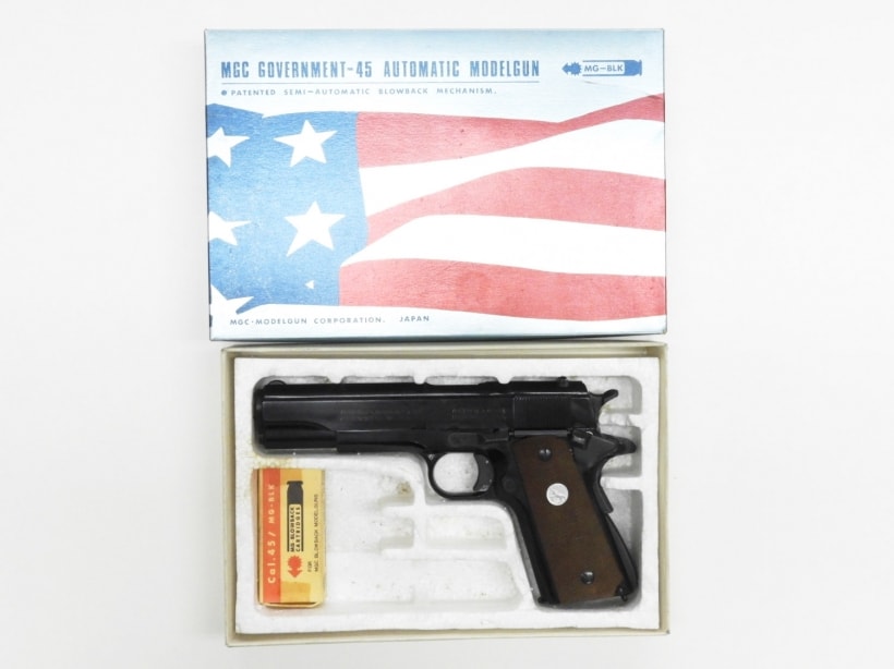 MGC] ガバメント-45 オートマチックモデルガン MG-BLK ABS 装填難アリ