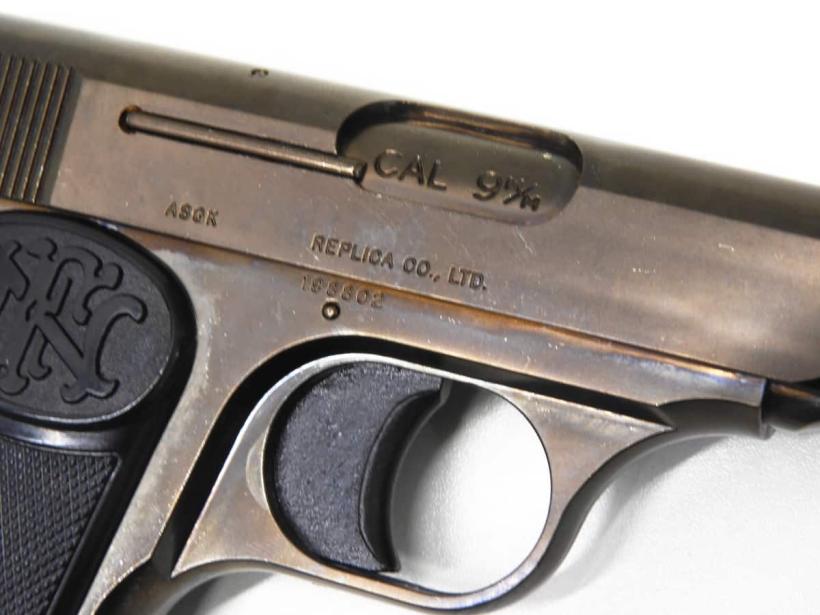 レプリカ] ブローニング 1910 メタルフィニッシュ 固定ガスガン (中古