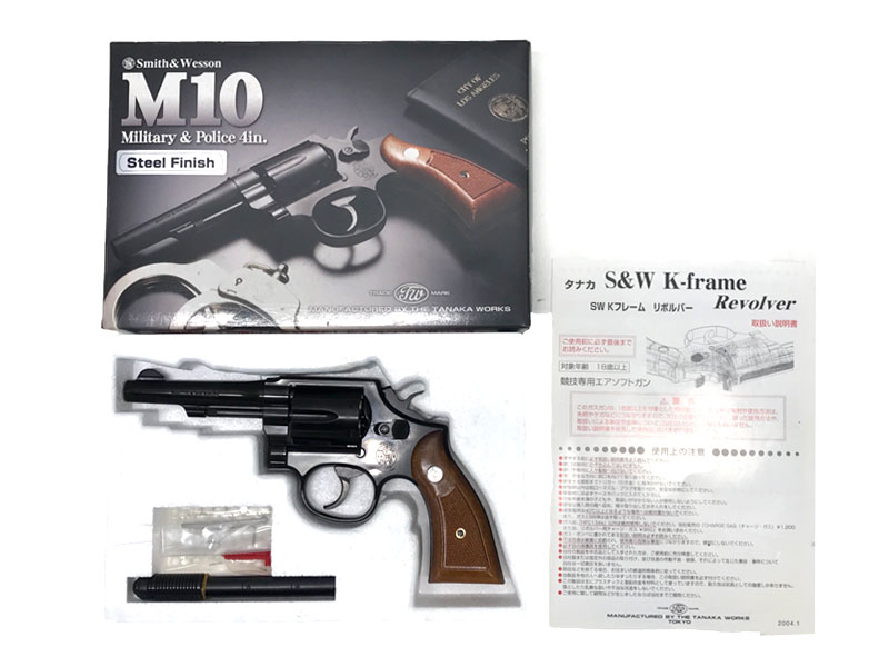 タナカ] S&W M10 ミリタリー&ポリス 4インチ スチールフィニッシュ