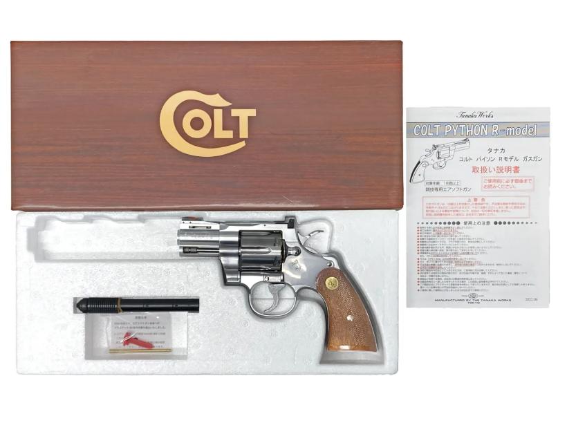 タナカ] コルト パイソン .357マグナム 2.5インチ Rモデル ステンレス