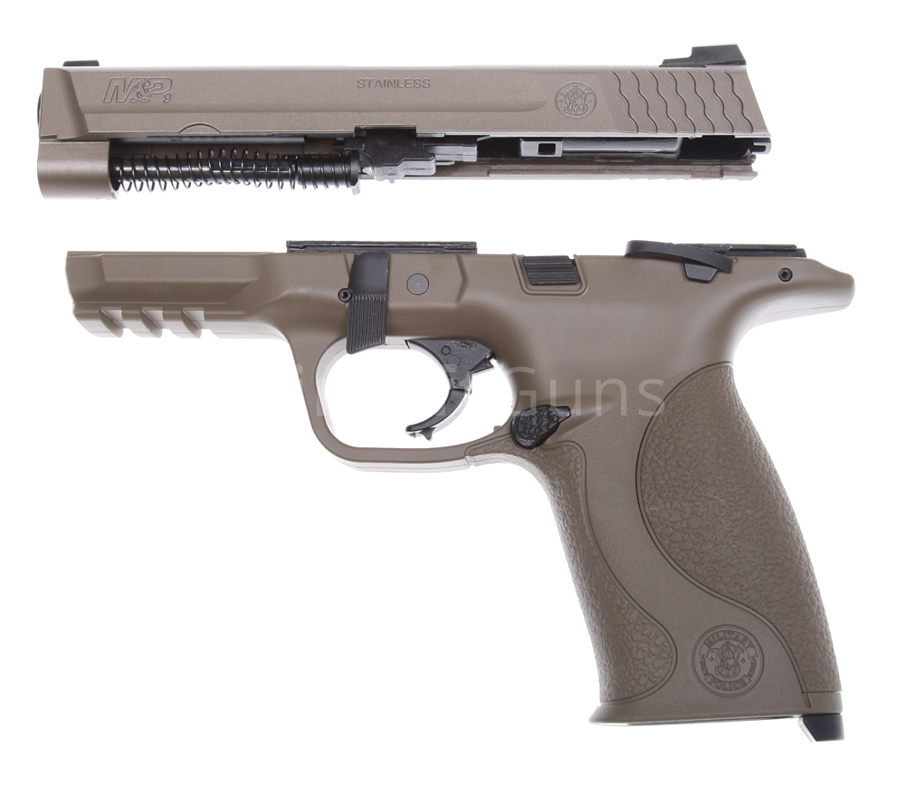 Smith & Wesson M&P9, V Custom, FDE, GBB, Tokyo Marui | AirsoftGuns