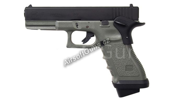 Custom Glock 17, foliage green, GBB, Tokyo Marui | AirsoftGuns