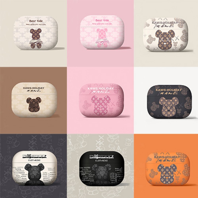 KAWSハイブランドエアーポッズ 3ケースおしゃれ全面保護airpods pro2