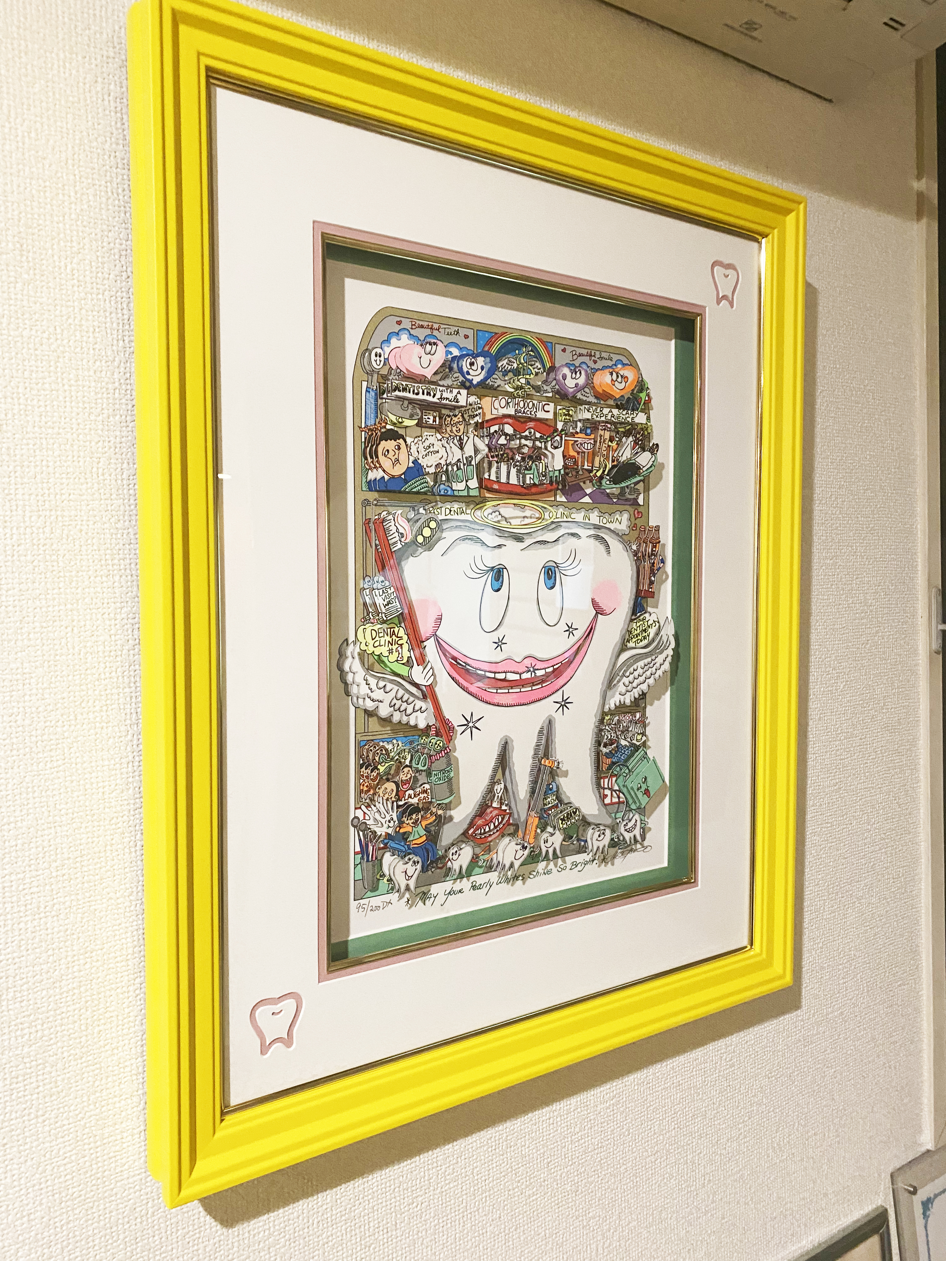 チャールズ・ファジーノ」の立体アート | 西川口駅すぐの歯医者