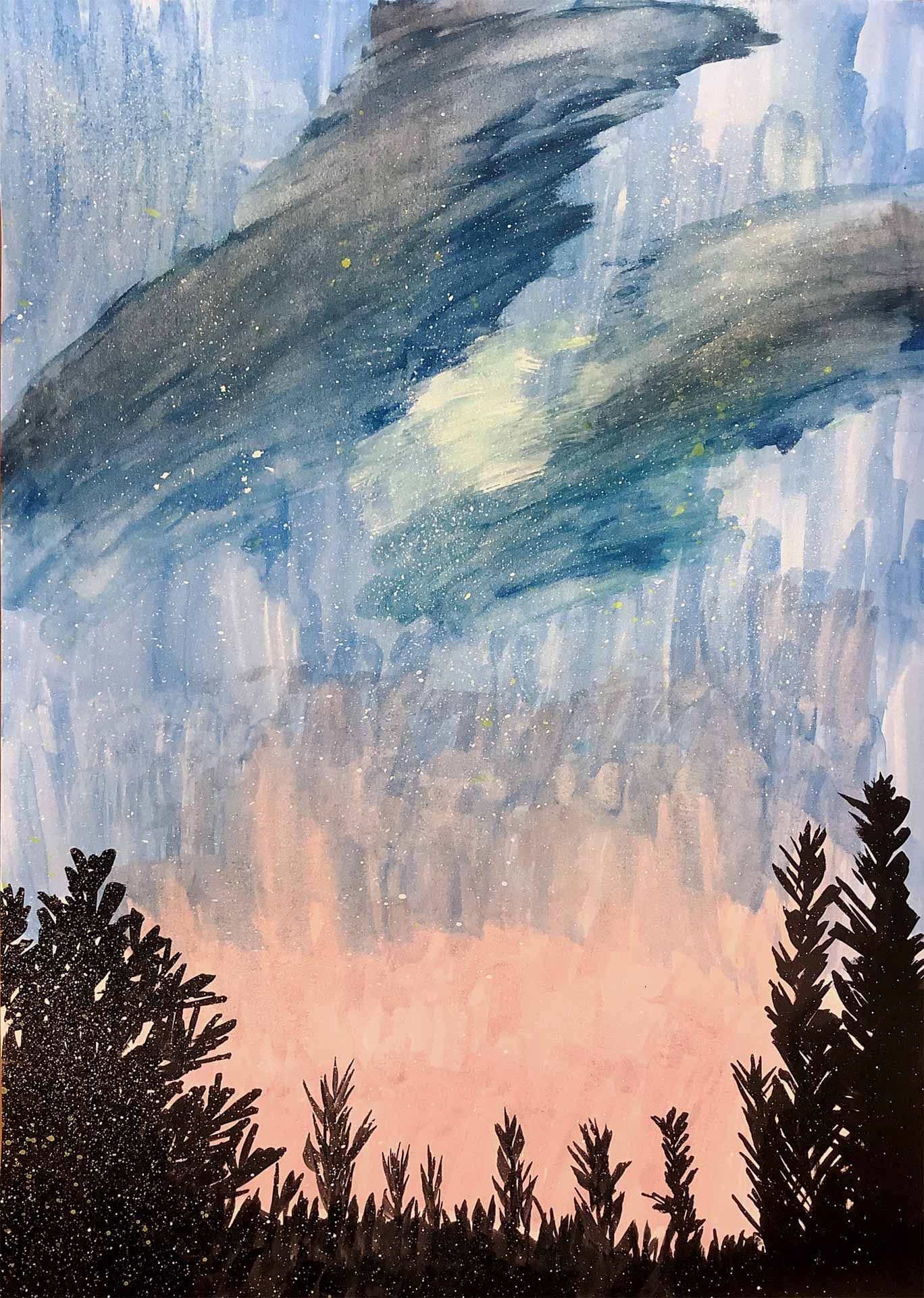 宇宙・私の夢」絵画展 (2025年) 小学1年生の作品 1 ぐんま天文台