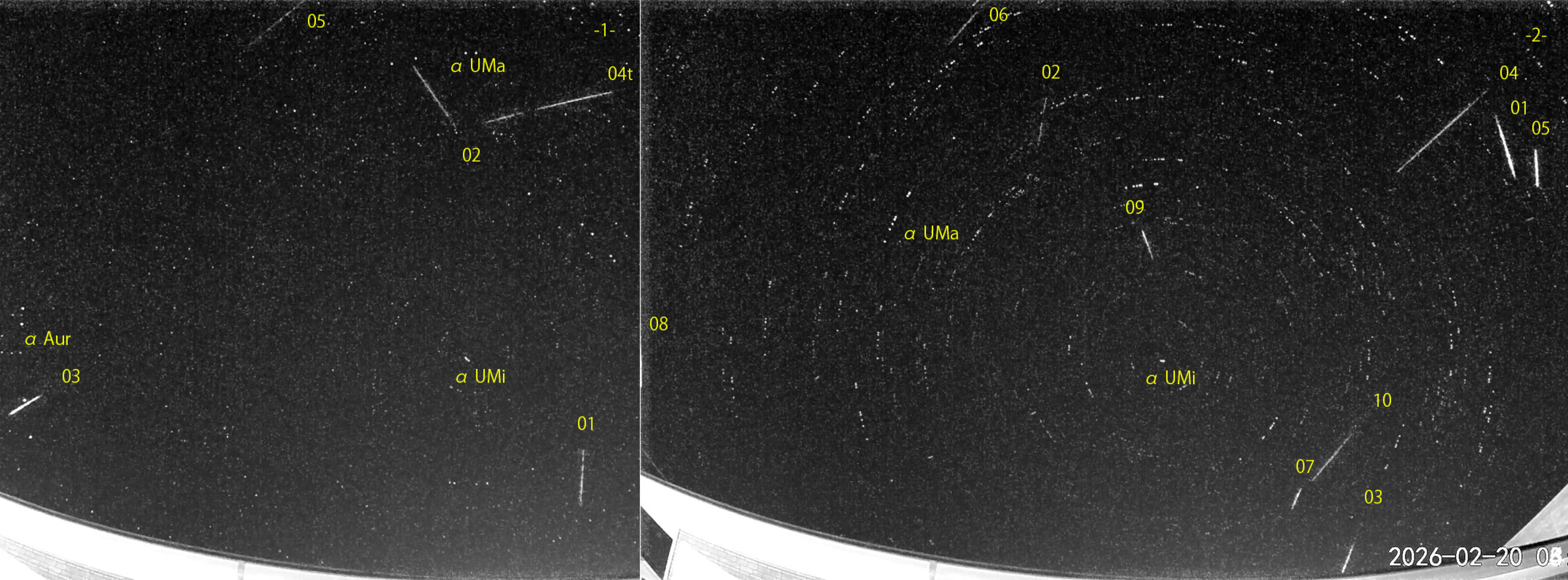 133020: 夜半後の流星N (26-02-20) by alphavir - 天体写真ギャラリー