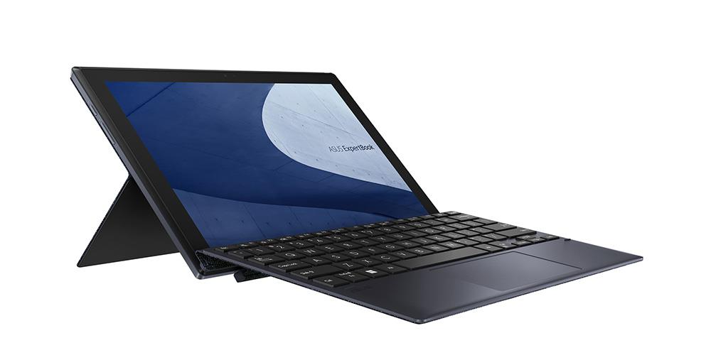 タブレット単体で約595gのコンパクトな超軽量2-in-1ノートパソコン