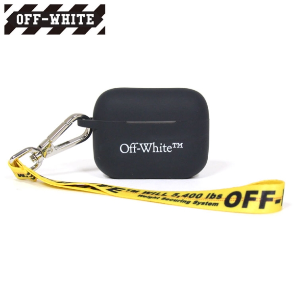 LETTERING SILICON AIRPODS PRO BLACK WHITE OMZG043R21PLA002 AIRPODS